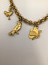 Ferragamo Birds of Paradise Charm Vintage Necklace